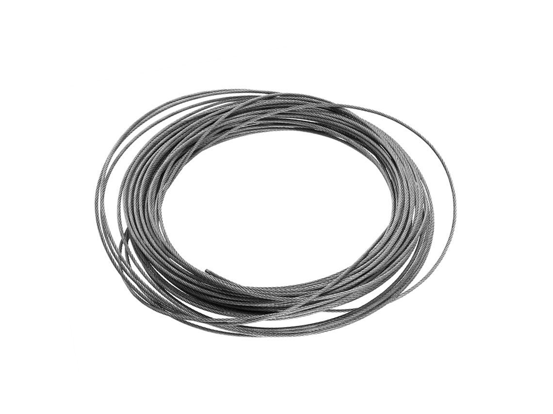 Laxiscreed Cabo De Aço Inox 304 De 15m X 1,5mm Para Uso Geral