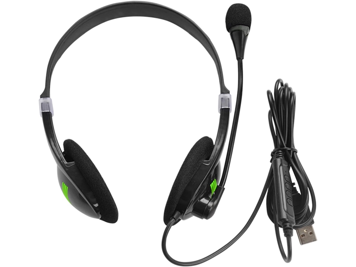 Fone De Ouvido Usb - Fones De Ouvido Com Cancelamento De Ruído E Microfone - Microfone