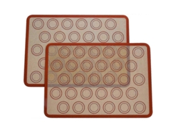 Tapete de Silicone para Assar, Sem Aderência, Multifuncional, Lavável na Máquina, 420x295mm Ideal para Forno, Micro ondas e Geladeira