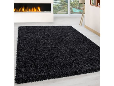 Life Shaggy Tapete Pelo Comprido Retangular 300x400cm Antracite