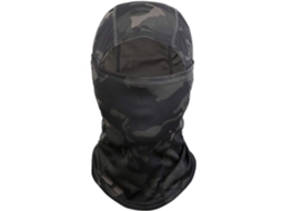 Balaclava Camuflada Preta para Ciclismo, Cachecol de Secagem Rápida À Prova de Vento e Proteção Solar BRILVIBERA
