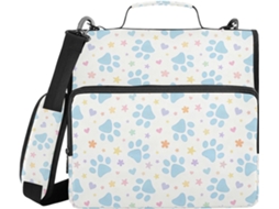 Pasta Organizador Com Fecho, Alça De Ombro E Mão, Fácil De Transportar, 3,8cm 1,5 Dobras, Bolsa De Armazenamento