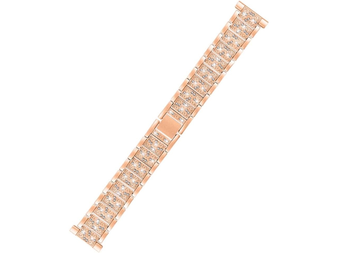 Pulseira De Metal Com Strass Para Relógio, Da Moda Compatível