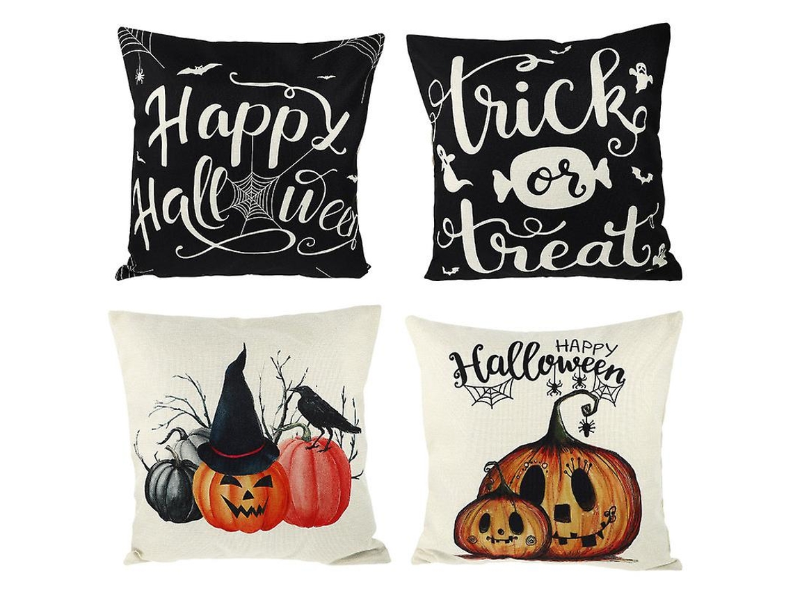 4 Peças De Fronha Doméstica Para Decorações De Halloween ALLINLESS