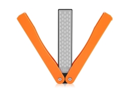 Afilar cuchillos 400/600 grit, pedra de diamante dobrável, para camping S/MARCA