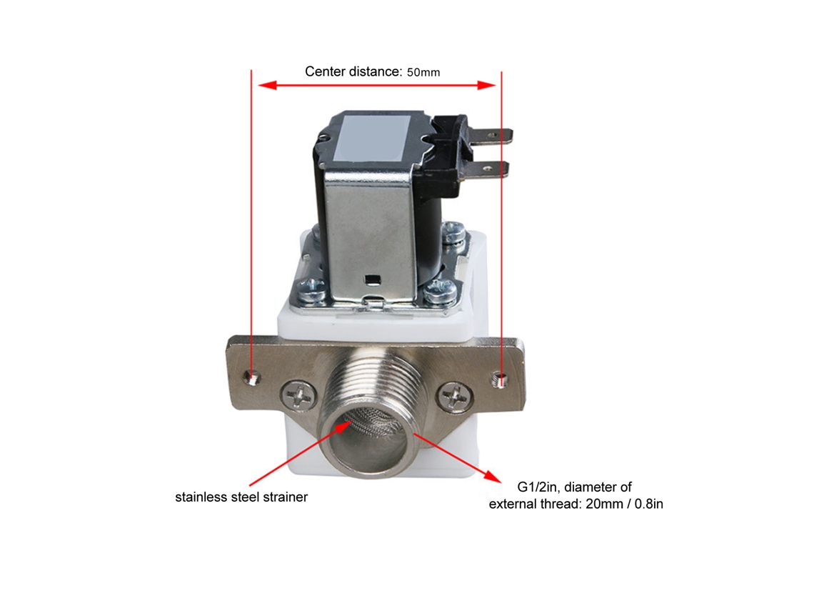 Laxiscreed Válvula Solenoide De Entrada De Água Para Aquecedor Em Cobre Com Alta Estanquidade