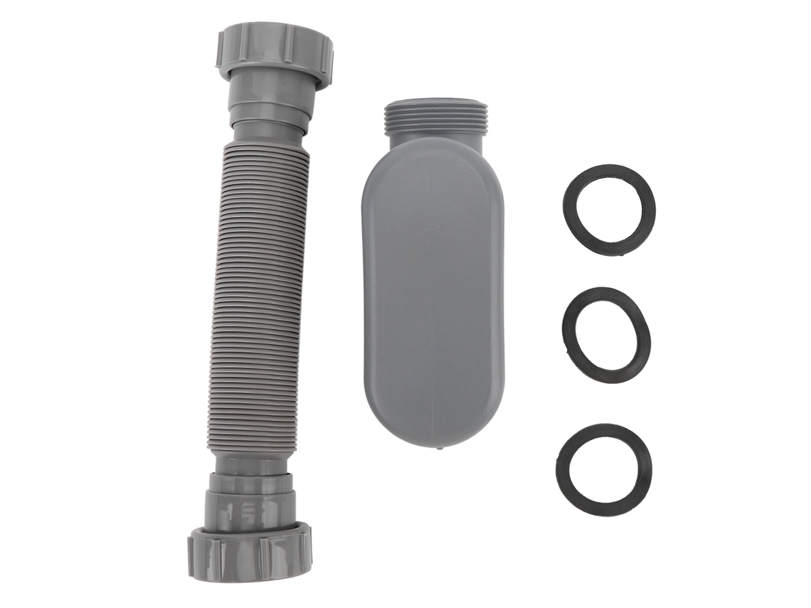 Tubo de esgoto flexível 1.5 polegadas para banheira e chuveiro com prevenção de cheiros S/MARCA