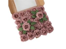 Rosas Artificiais para Artesanato, Ideais para Buquês de Casamento e Decoração de Mesas no Dia Dos Namorados. AQUAFORGE