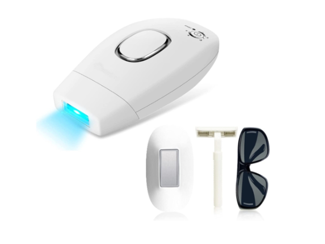 Depilação Ipl, Depilação Permanente A Laser Para Mulheres E Homens Dispositivo De Depilação Em Casa Liberado Pela Fda, Branco Yizhood