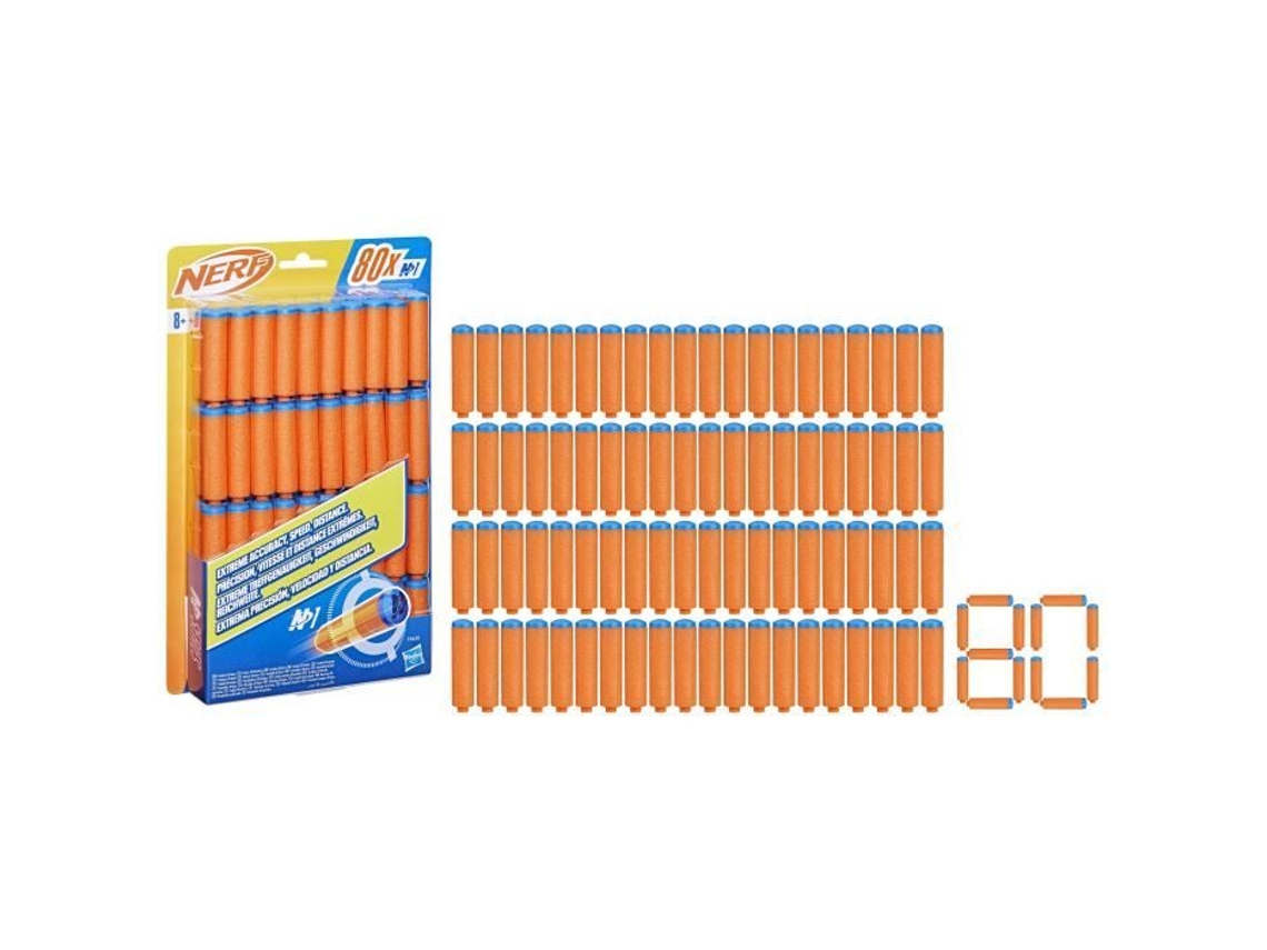 Pacote De 80 Dardos Nerf N Series, Para Blaster Nseries