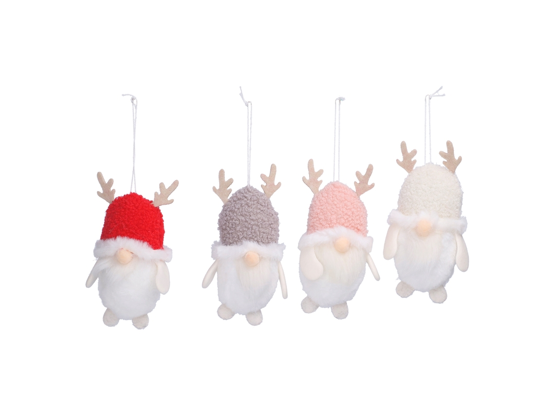 Primerox 4pcs Duende Sem Rosto de Natal Bonecas Figurinas Brinquedos Adornos Penduráveis
