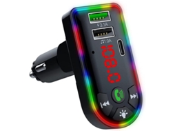 Leitor Mp3 Carro Bluetooth Yizhood F7 Pd Carregamento Preta