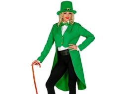 Fantasia ou casaco verde do Dia de São Patrício para mulheres