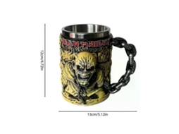 Caneca De Aço Inoxidável Comemorativa Do 50º Aniversário Iron Maiden, Decoração Para A Aquaforge (lgl)