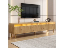 Armário Tv Madeira 178cm, 4 Gavetas, Mdf/acrílico. Cs