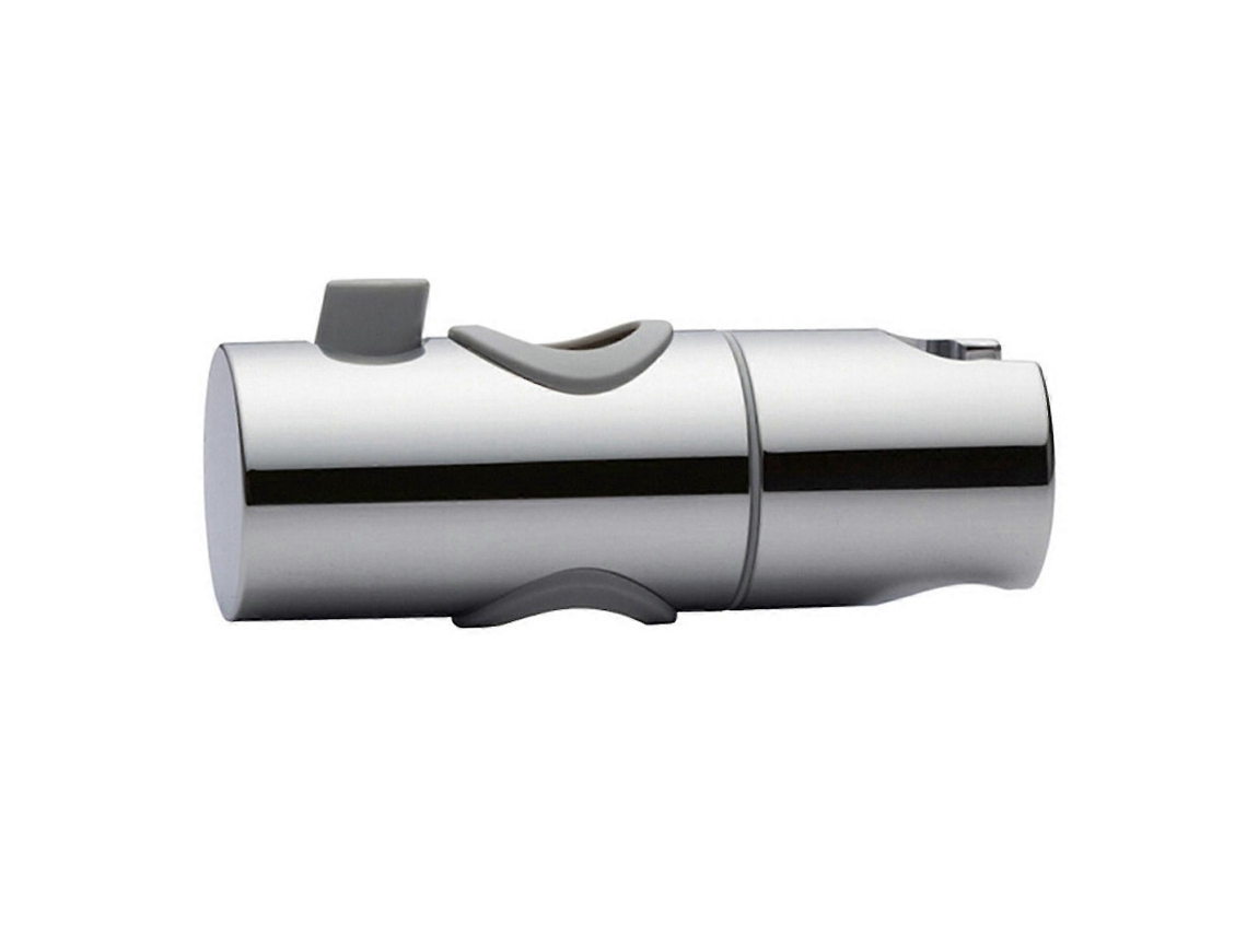 Suporte para Ducha Ajustável em Altura com Rotação de 360 Graus para Barra Deslizante de 19 25mm de Aço Cromado Polido