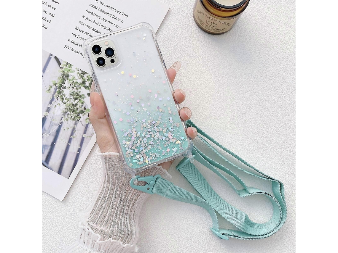 Lurelia Capa Com Cordão Iphone 14 Pro Tpu Pc Brilho