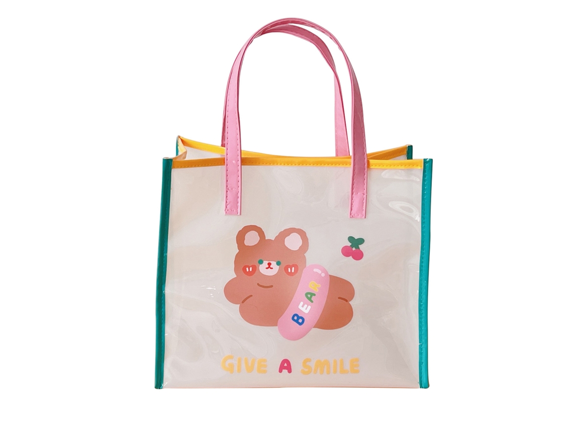 Bolsa Tote Transparente Pvc À Prova D'água Viagem Tipo 3