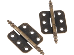 Conjunto De 4 Dobradiças Com 6 Furos E 12 Parafusos, 70 X 35 Mm, Em