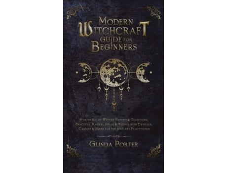 Livro Modern Witchcraft Guide for Beginners de Glinda Porter (Inglês - Capa Dura)