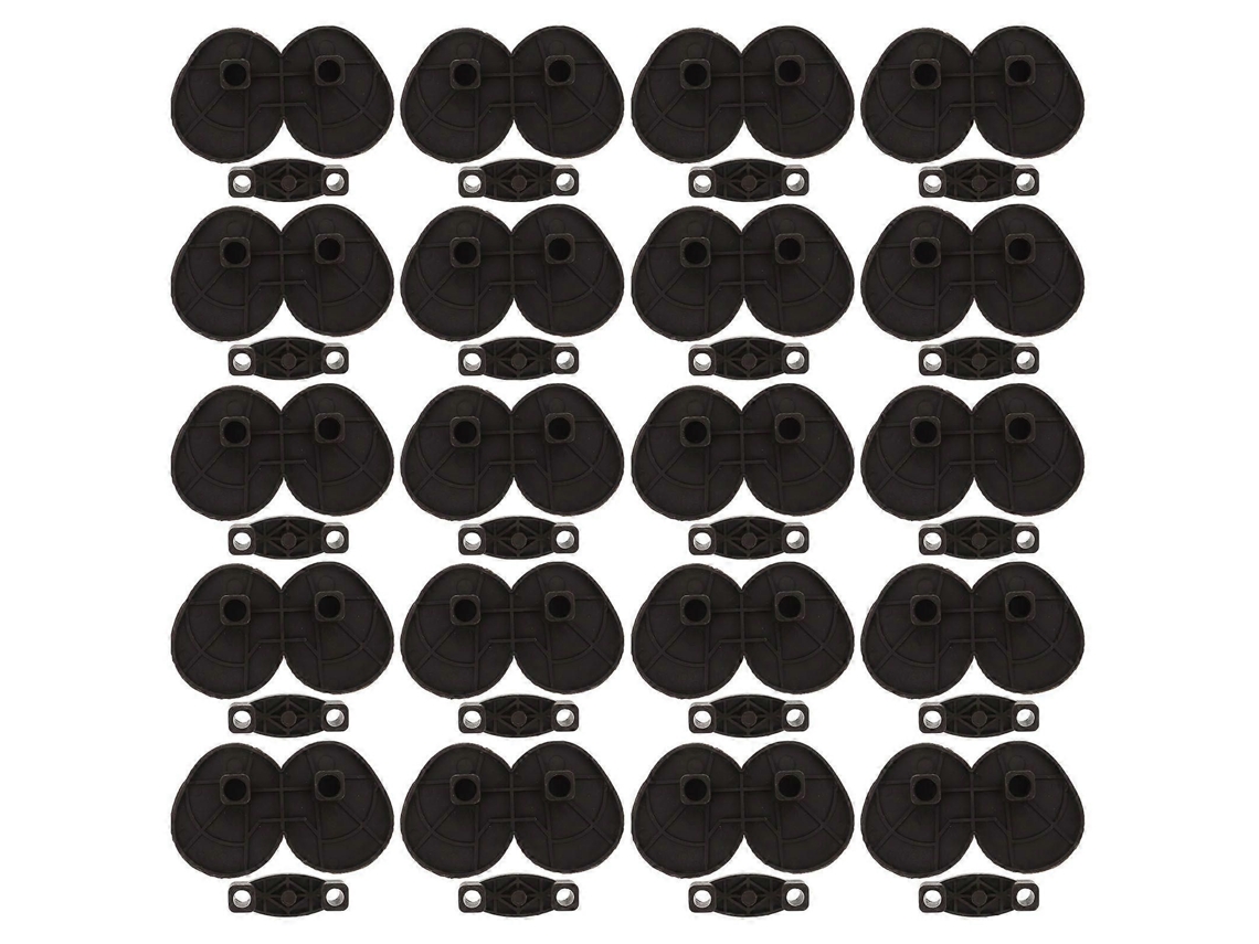 20 Peças De Acessórios Sola Pés Boneca Plástico - Suprimentos Para Artesanato Articulada E M Miniatura Diy Solas D