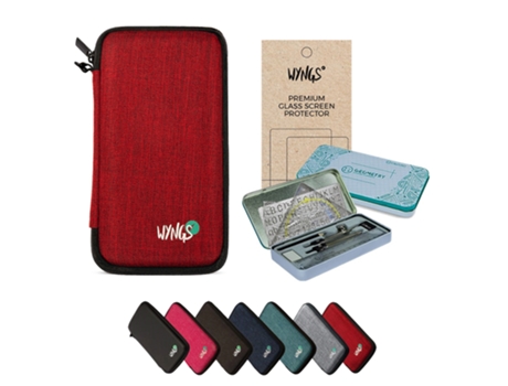 CALCUSO Acessórios Pacote Premium Vermelho Compatível para Calculadora Numworks