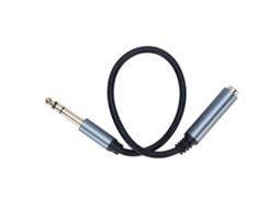 Cabo Extensor 1/4 Polegada Macho Para Fêmea 6.35mm Com Conector Dourado 24k Para Guitarra E Baixo