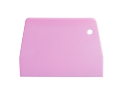 Raspador De Banco Plástico Pequeno, Rosa, Produto Comestível, Para Assar Bolo Massa Chocolate
