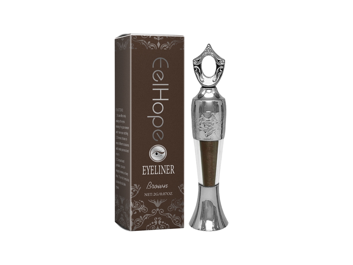 Eyeliner Marrom Longa Duração Preciso Risco Perfeito