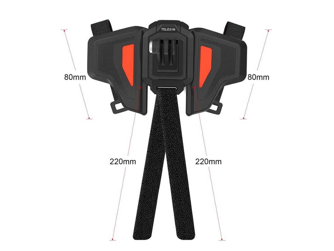 2026 suporte Plegável para Capacete de Moto Telesin Gp hbm mt2 para Gopro Hero 9 8 7 6 Dji Osmo Action Insta360 One R