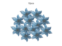 Flor de Natal Artificial 13cm Pack de 12 LAXISCREED