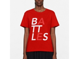 Battles Red Logo T-shirt Unisex Adults Size:s