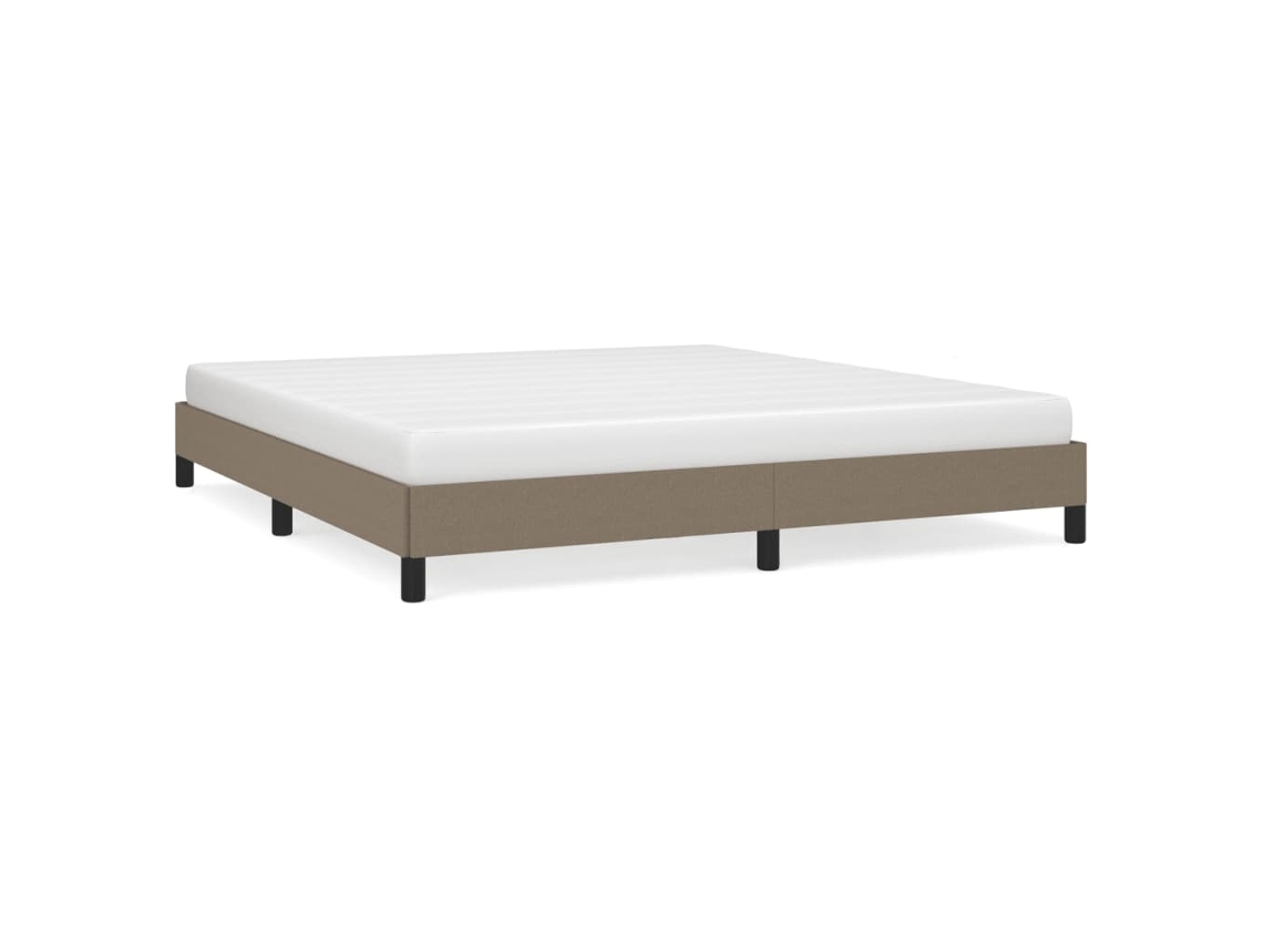 Cama Tecido Castanho Acinzentado MAISON EXCLUSIVE (180x200 cm)