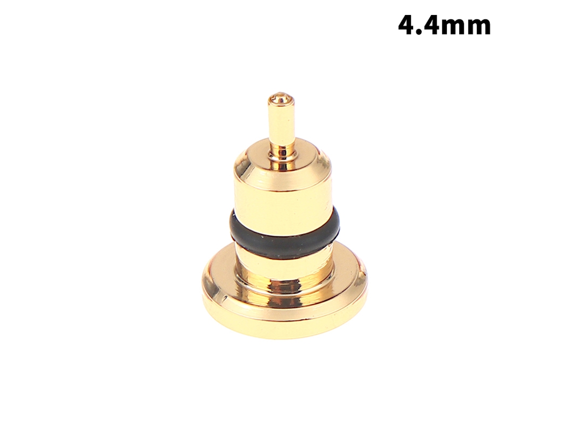 Tampa Protetora Contra Poeira Para Conector De Fone Ouvido Latão Banhado A Ouro 2, 5/3, 5/4, 4 Mm(, 4 Mm)