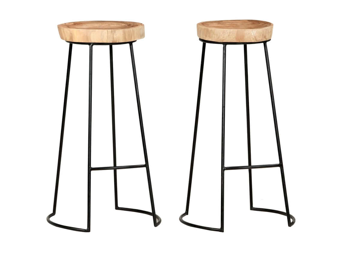 Bar Stool, Bar Stools Vidaxl Marrom Madeira (n/a)