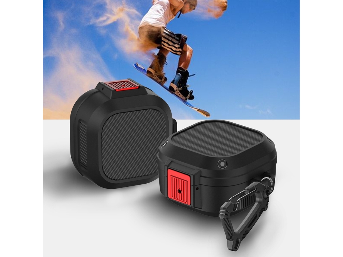 Estojo Protetor Halinuia Silicone Modelo Bg Multimodelo (compatível Live/buds2/pro/2 Pro, Interruptor E Mosquetão)