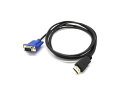 Lurelia Cabo Hdmi Para Vga, 1080p, 1080i, 720p, 480p, Macho, 18121 Cm, Com Áudio, Preto