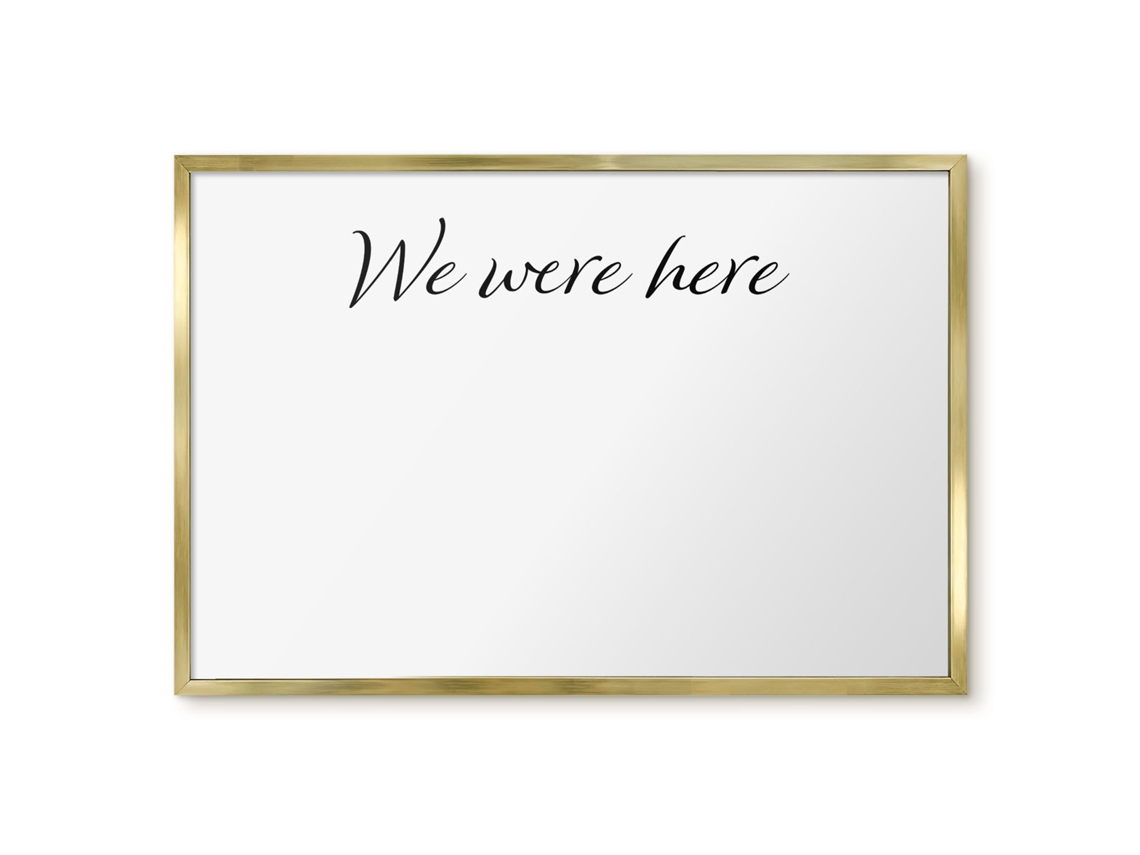 Magnetic Board For Wall We Were Here For The Bedroom Espelharte (60x40 Cm)