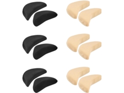 6 Pares De Almofadas Esponja Para Amaciar E Reduzir O Tamanho Dos Dedos Sapatos Ideal Tênis Salto Alto