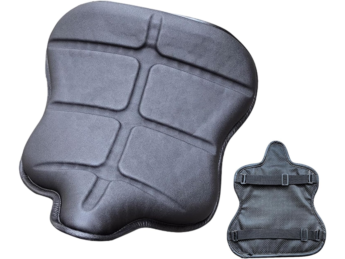 Almofada Para Assento De Motocicleta, Tapete Confortável Em Couro Sintético, Capa Para Assento