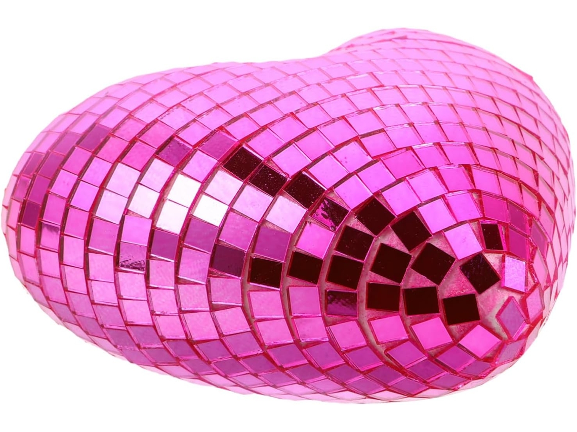 Bolas De Discoteca Em Formato De Coração
