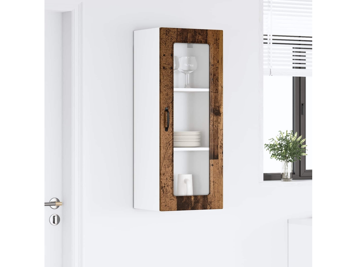 Vidaxl Painel De Lava-louça Kalmar Madeira Antiga 40 X 31 X 100 Cm