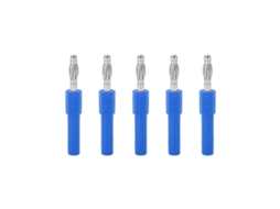Adaptador de plugue banana 4mm para 2mm, latão, condutividade, 5 cores, YURU