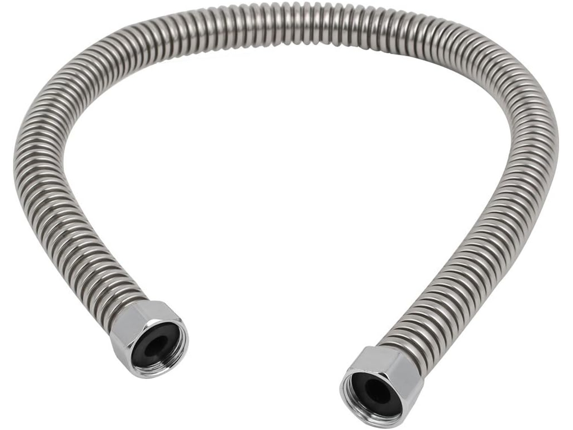 Mangueira Flexível e Hermética de Aço Inoxidável de 60 Cm para Aquecedores de Água Instantâneos CHABERLU