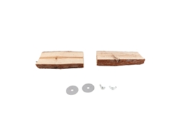 2pcs Poleiro de Madeira para Pássaros S/MARCA