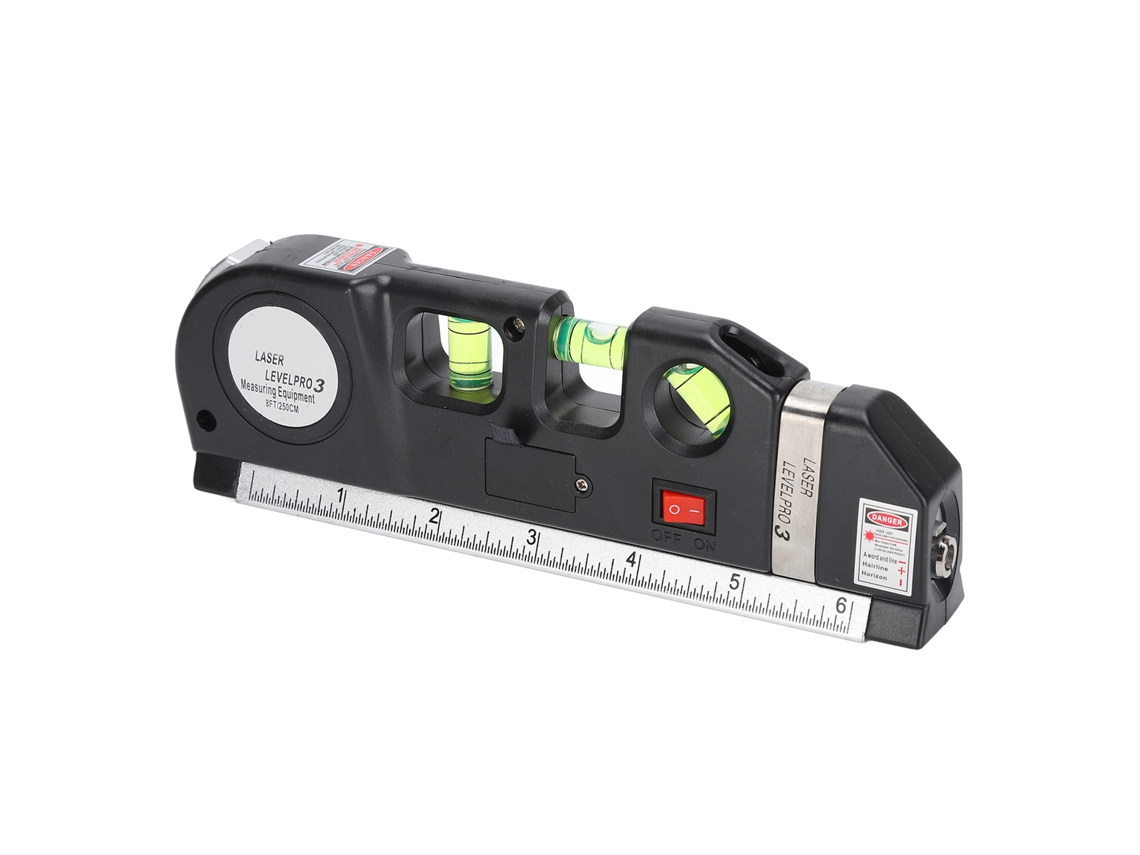 Laxiscreed Nível Laser Multifuncional Com Infravermelho E Fita Métrica Para Trabalhos De Construção