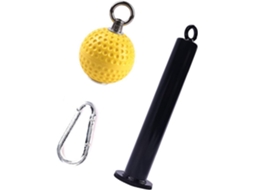 Barra De Apoio Leve Com Argolas Aço Seguras E Superfície Antiderrapante, Perfeita Para Diversos Exercícios E