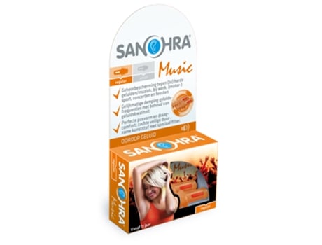 SANOHRA Earplug Som Música Ruído Regular 1 Par