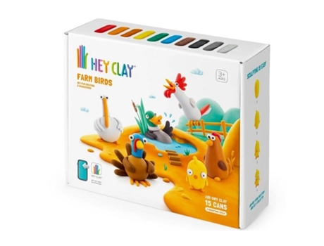 Hey Clay Farm Birds Conjunto 15 Pack 15 Latas 15020cee15 Tm Toys