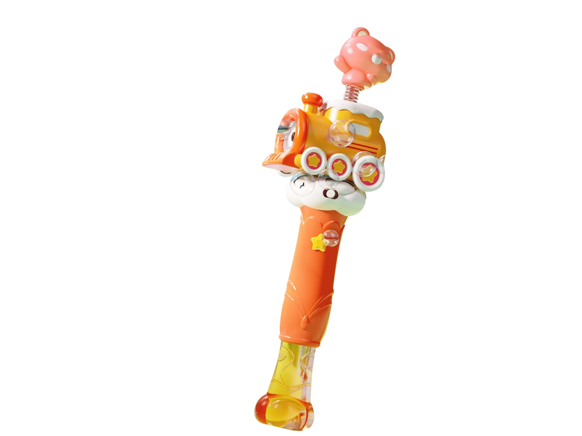 Mali brinquedo de Máquina de Bolhas Trem Urso com Música Volume Brilho 3 Níveis para Atividades Ao Ar Livre